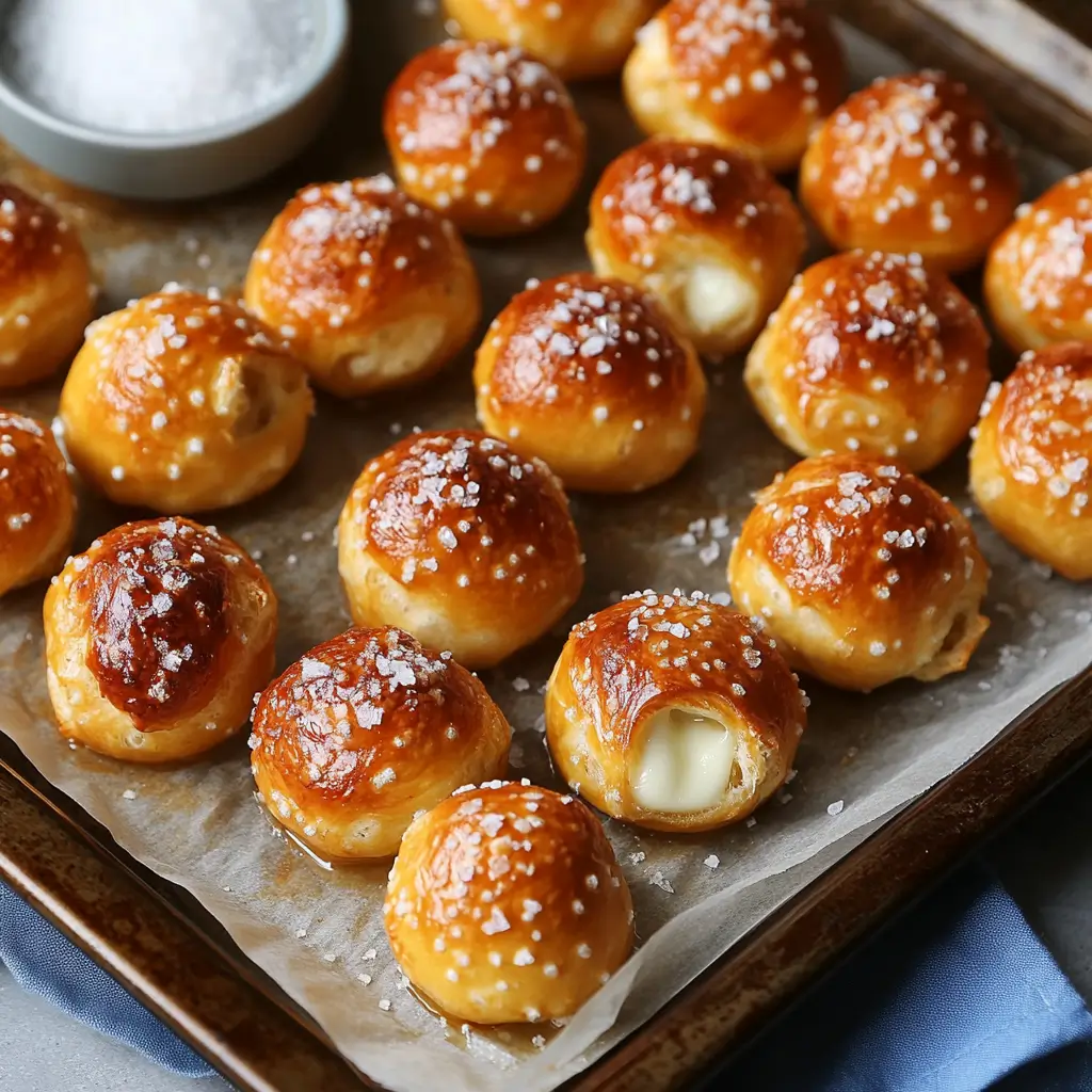 Brie-Stuffed Pretzel Bites