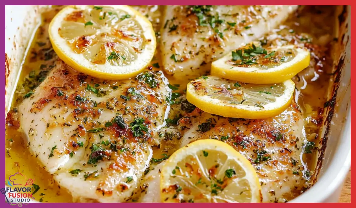 Garlic Butter Baked Tilapia