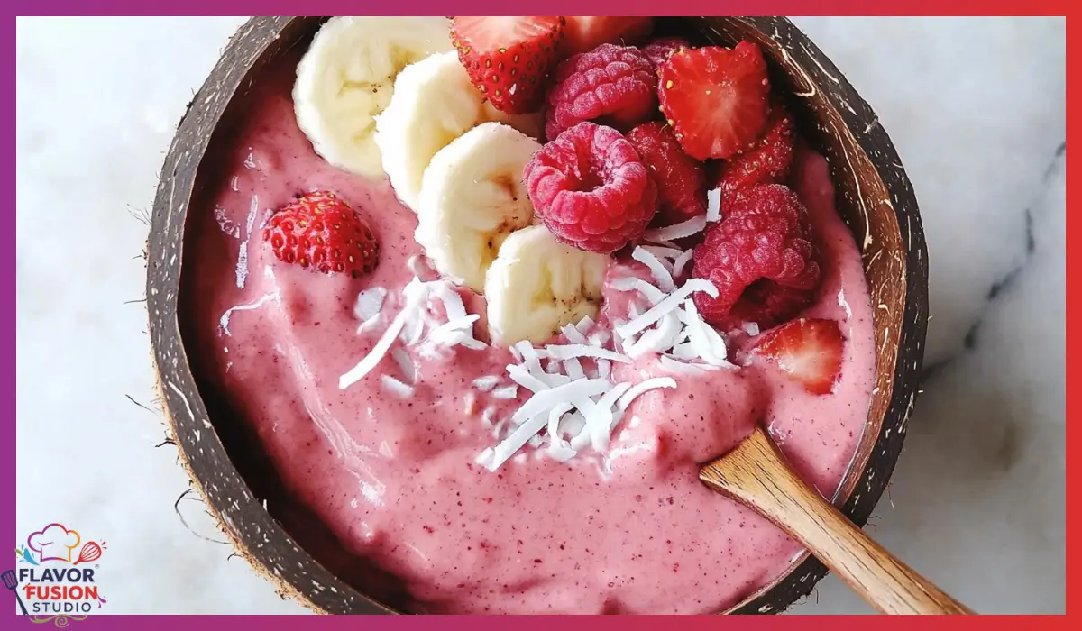 Strawberry Banana Smoothie Bowl