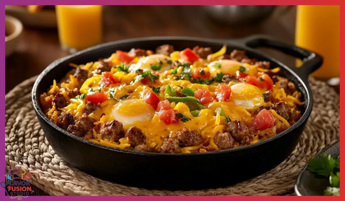 Simple Loaded Breakfast Skillet