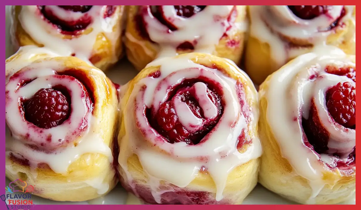 Raspberry Cinnamon Rolls