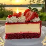 Strawberry Red Velvet Cheesecake