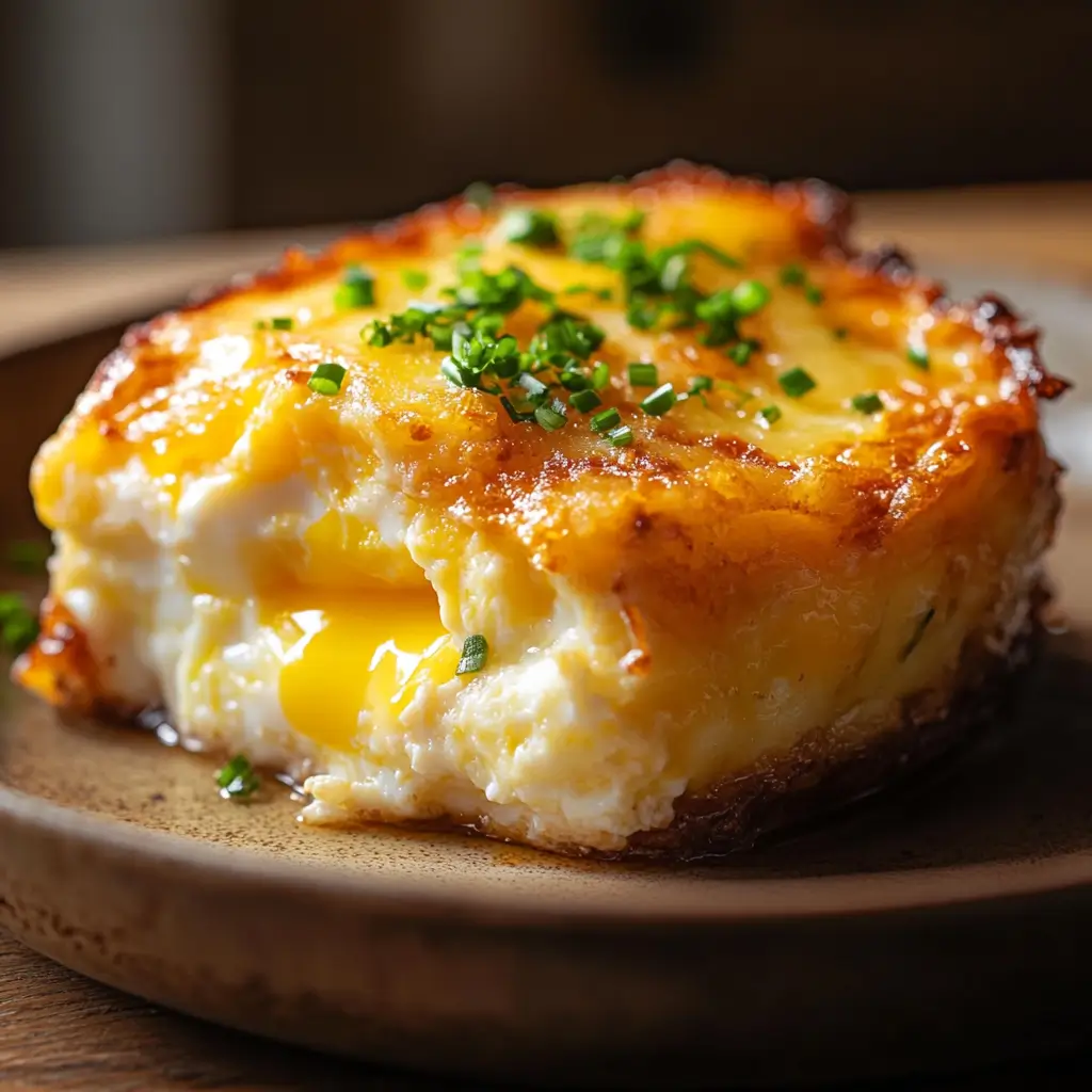 Baked cottage cheese eggs