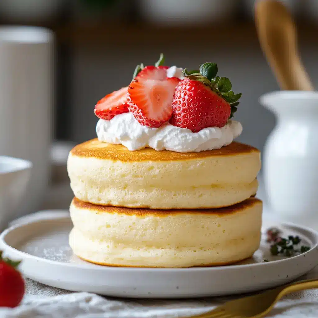 Fluffy Japanese soufflé pancakes