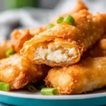 Crab Rangoon Egg Rolls