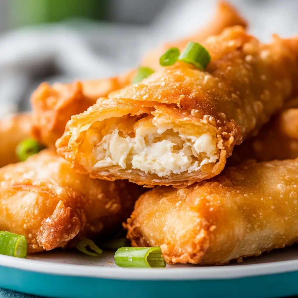 Crab Rangoon Egg Rolls