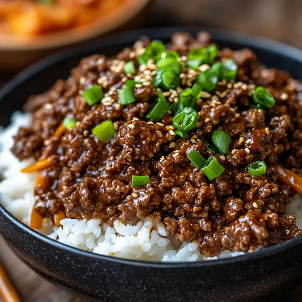 Korean Ground Beef Bowl