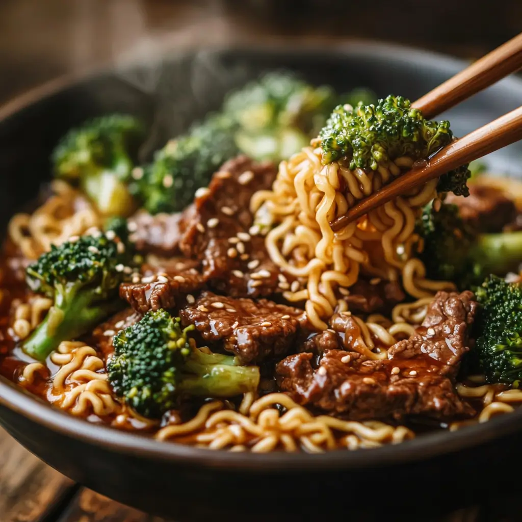 Beef and Broccoli Ramen