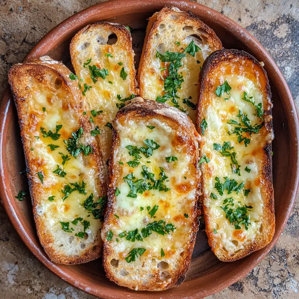 Cheesy garlic bread