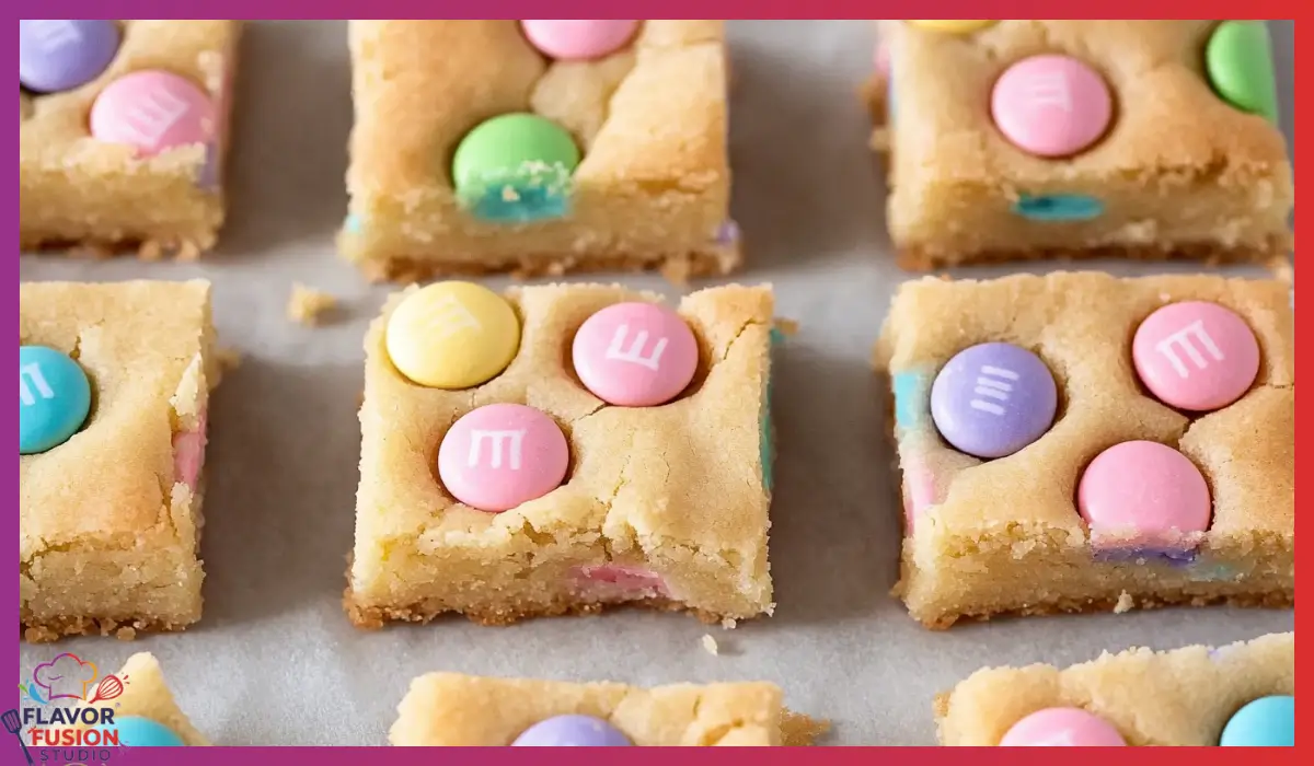 M&M Sugar Cookie Bars