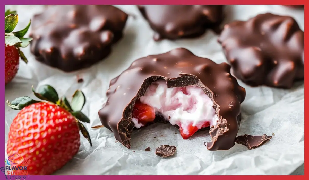 Chocolate-covered strawberry yogurt