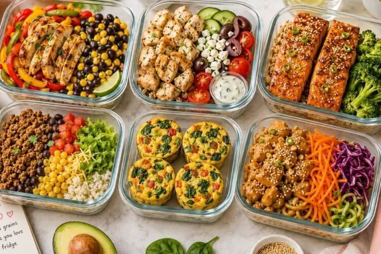 Lazy Girl Meal Prep Ideas for Busy Weeks – 6 Easy Healthy Make-Ahead Meals